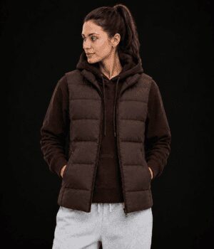 Women's Padded Feather and Down Gilet
